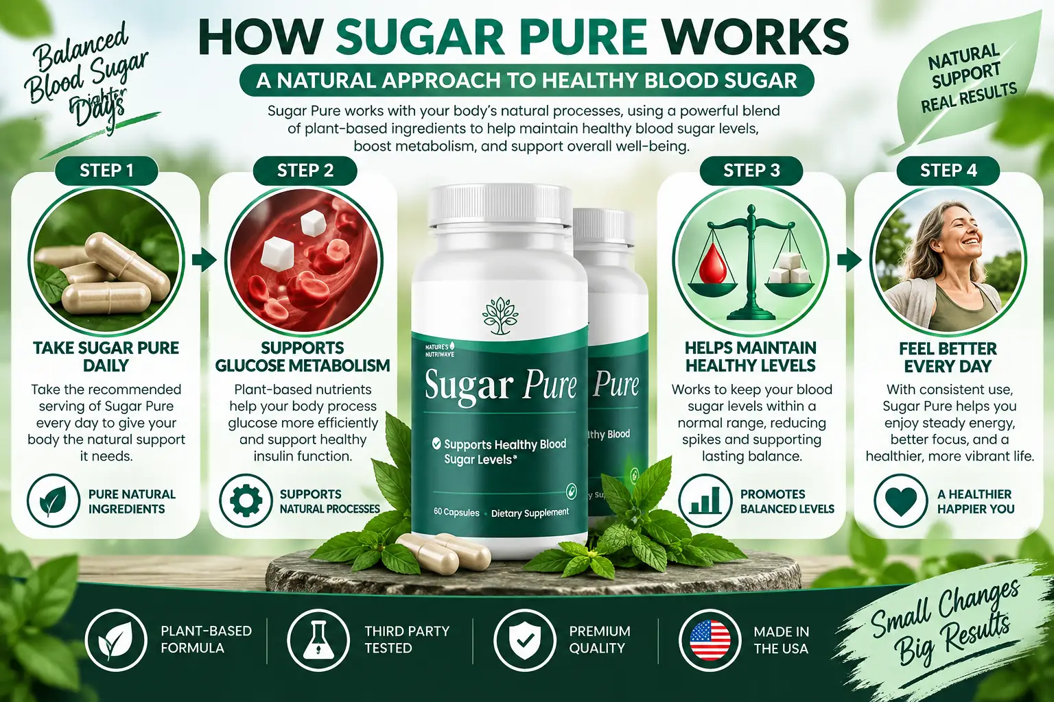 How SugarPure works, step by step